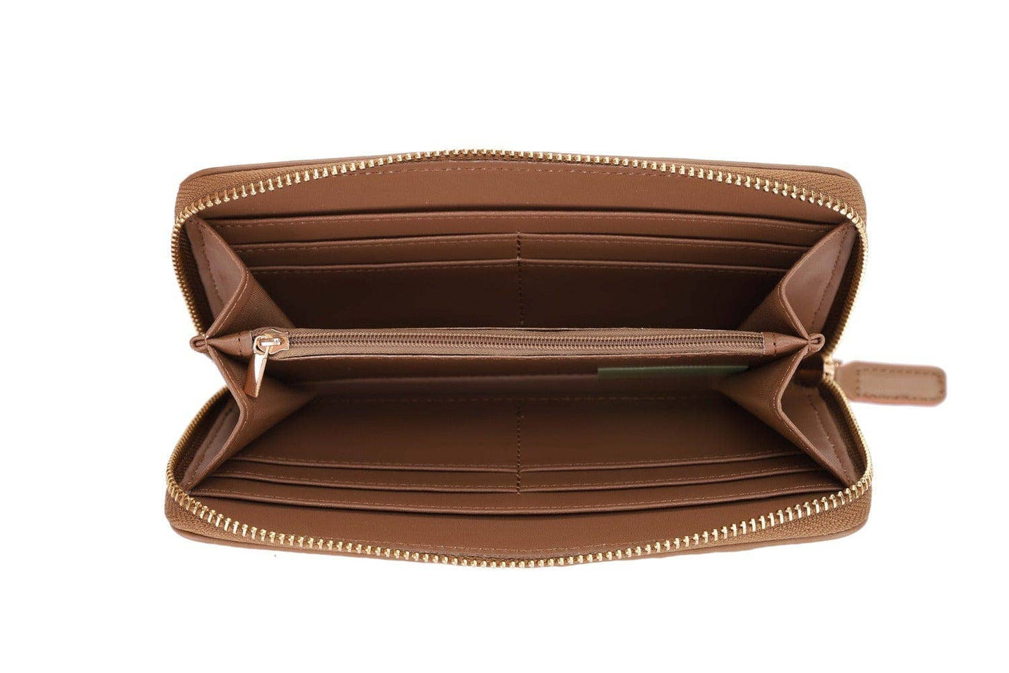Yoona Woven Zip Wallet: Ivory