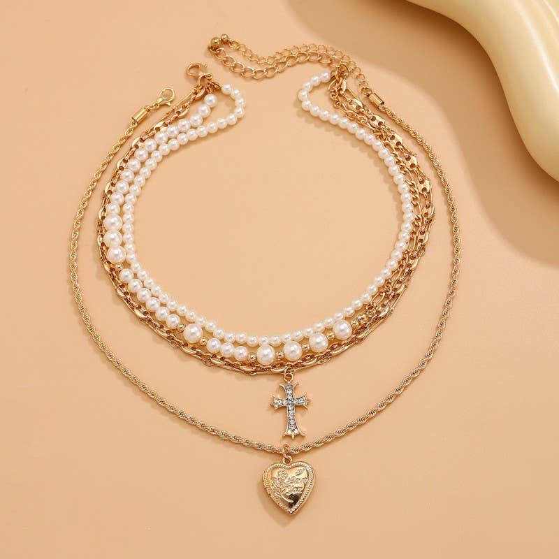 Layered Pearl Necklace