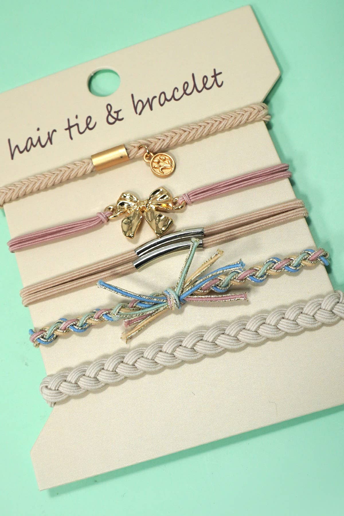 Bracelet Hair Ties - Bow Set