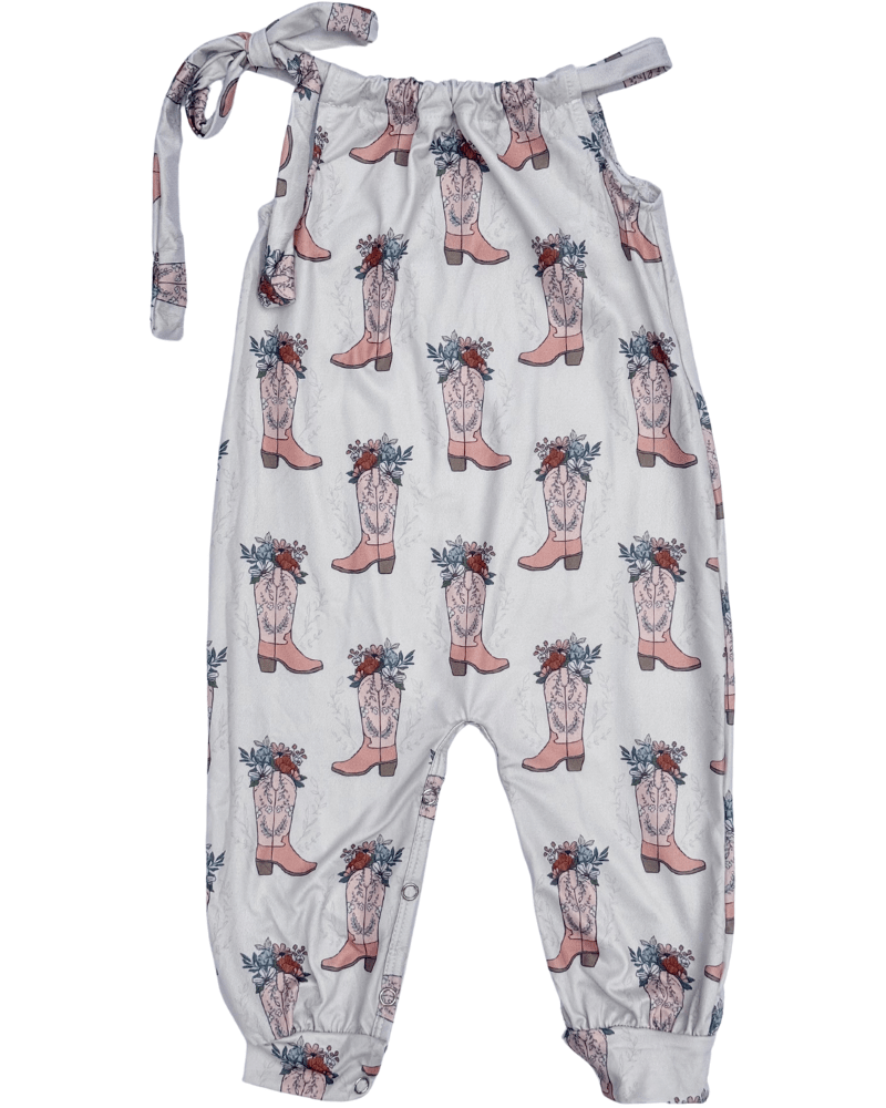 Addison Adjustable Strap Jumpsuit - Cowgirl Boot