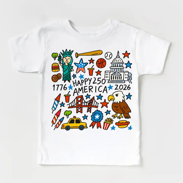 Happy 250 America Tee