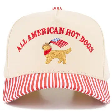 All American Hot Dogs Hat - Red