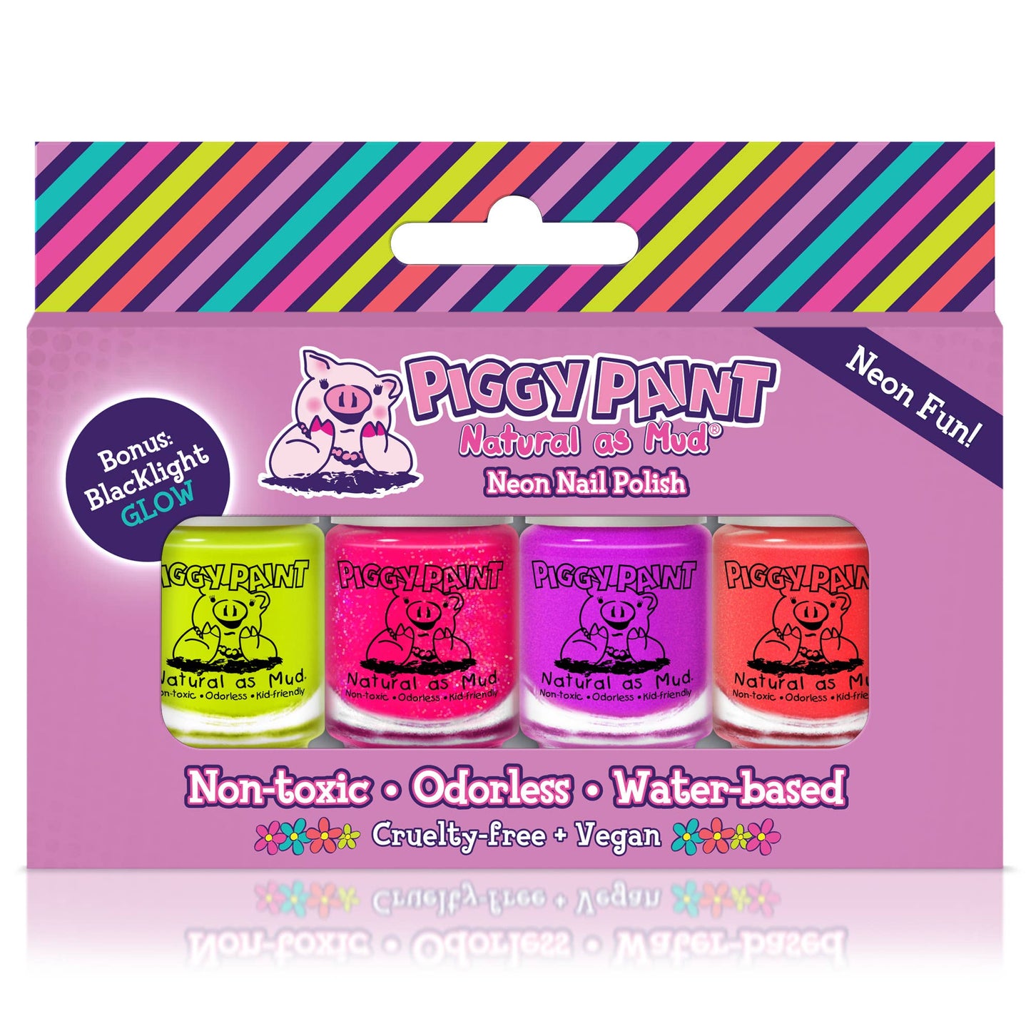 Neon Box Set Non-Toxic Kids Nail Polish