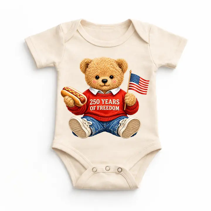 250 Years of Freedom Teddy Onesie