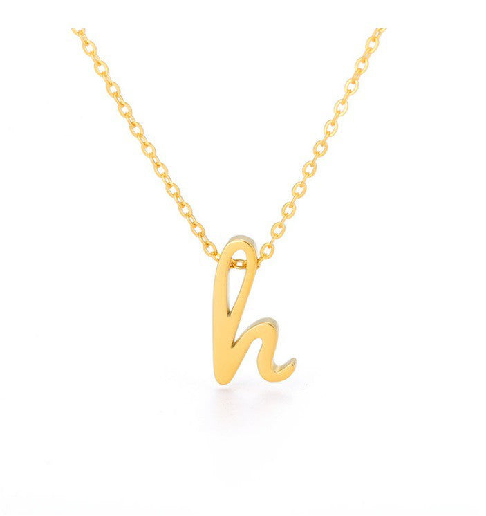 Initial Letter Necklace