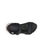 Taos Super Side Sandals - Black Emboss