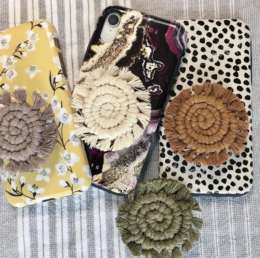Macramé Phone Holder
