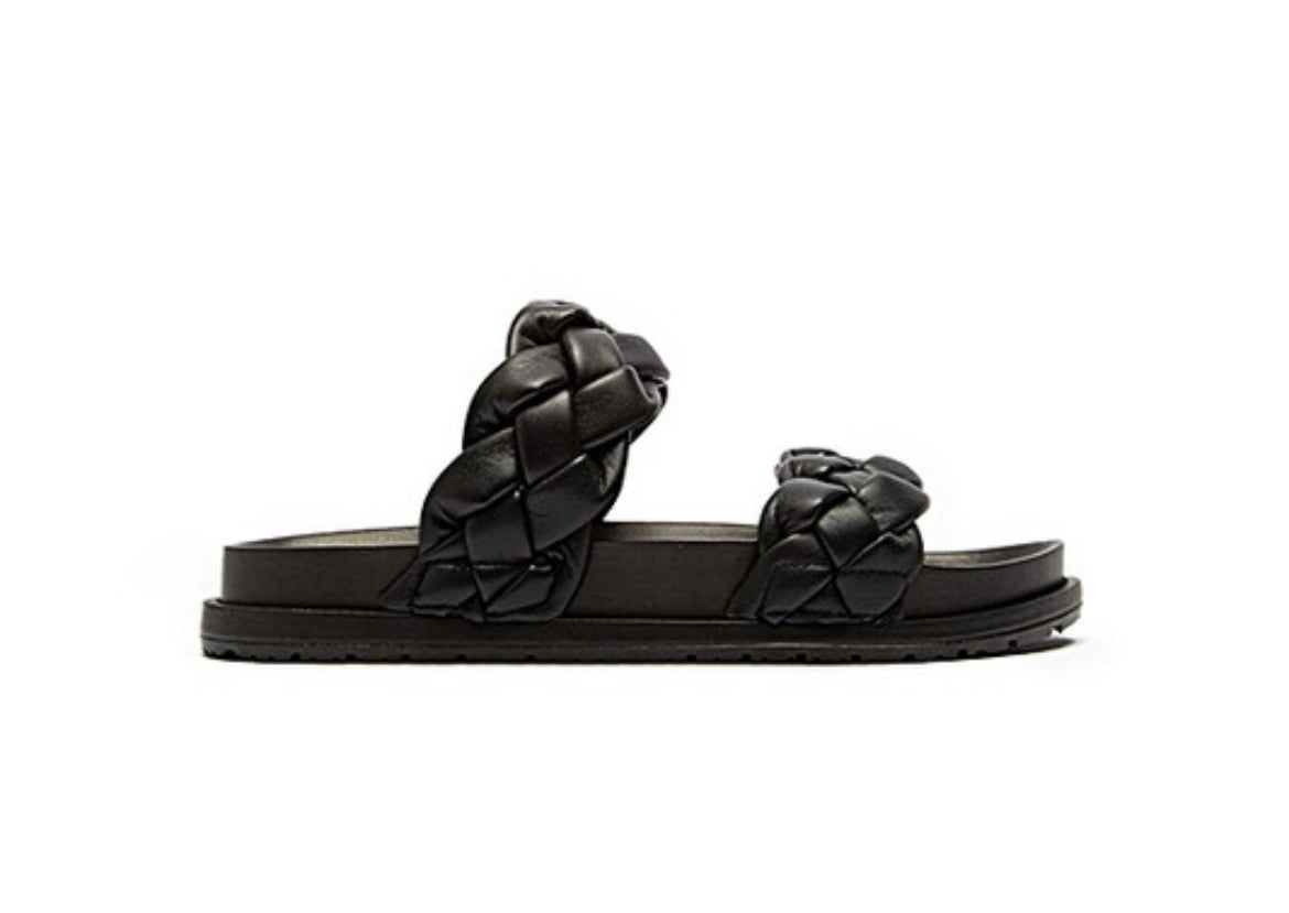 Braided Sandals - Black