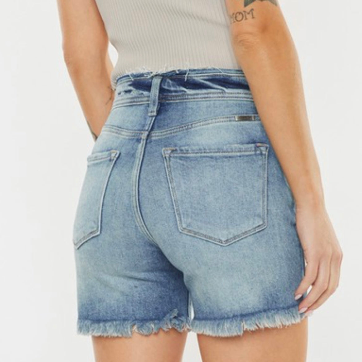 Heather High Rise Shorts