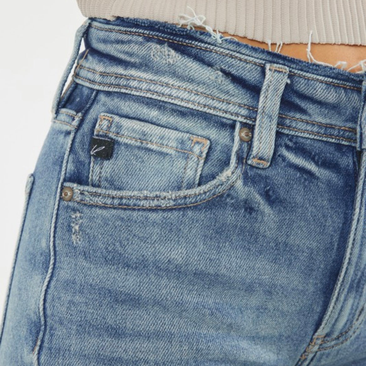 Heather High Rise Shorts