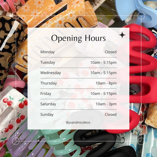 New Store Hours