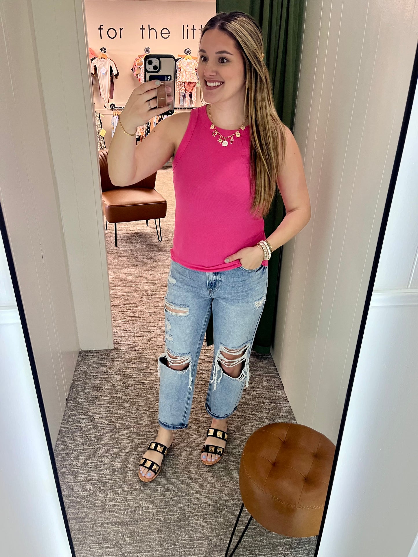 Bev Basic Tank - Pink