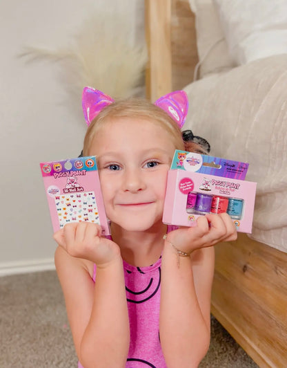 Superkitties 4-Polish Box Set - Kids Non-Toxic Nail Polish