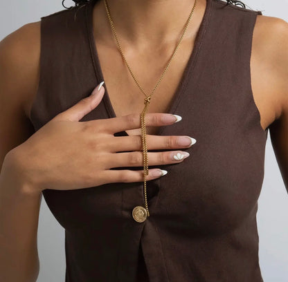 Bolo Necklace - Gold