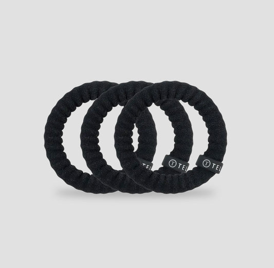 Nylon Hair Ties | Small | Jet Black