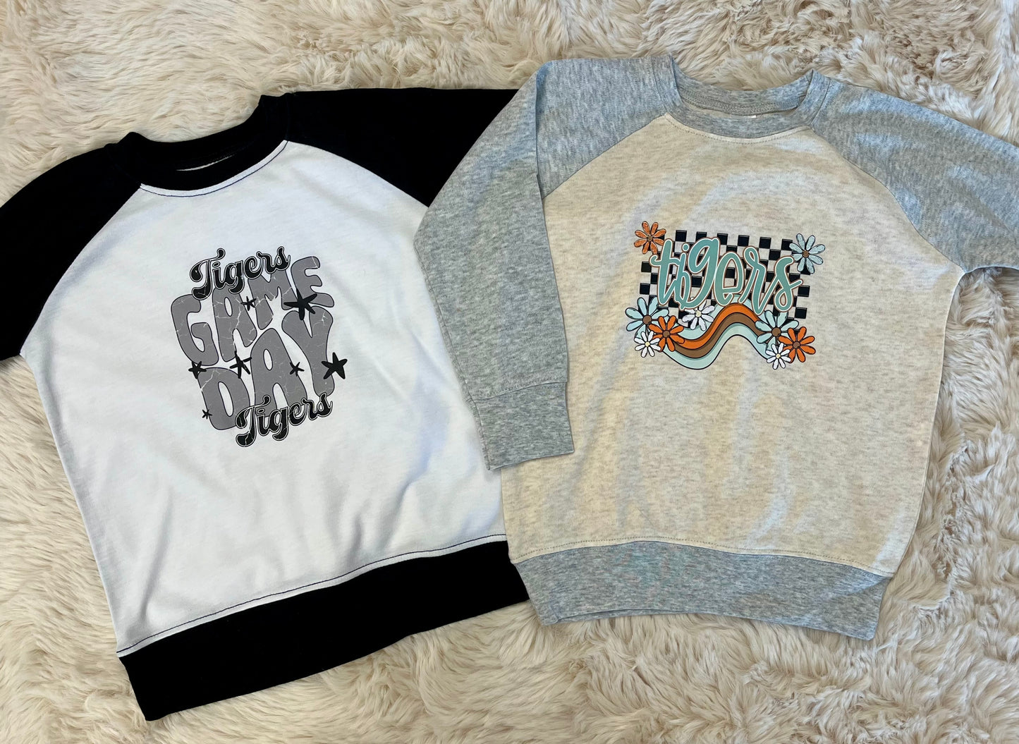 Groovy Tigers Long Sleeve - Toddlers