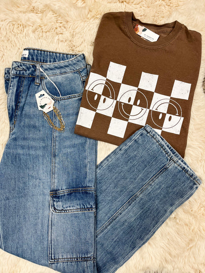 Happy Face Graphic Tee