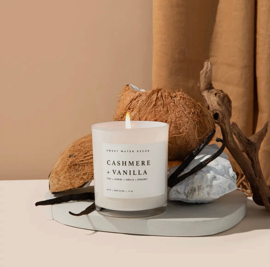Cashmere Vanilla Soy Candle - 11 oz