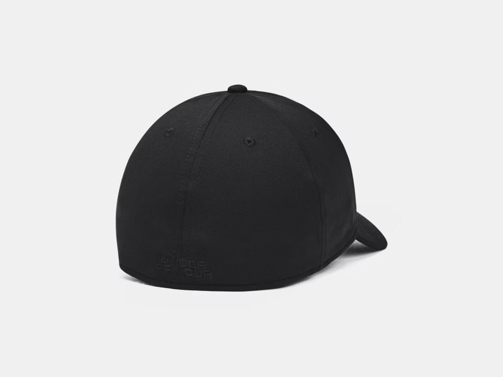 UA Blitzing Low Men's Stretch Fit Cap - Black/Black