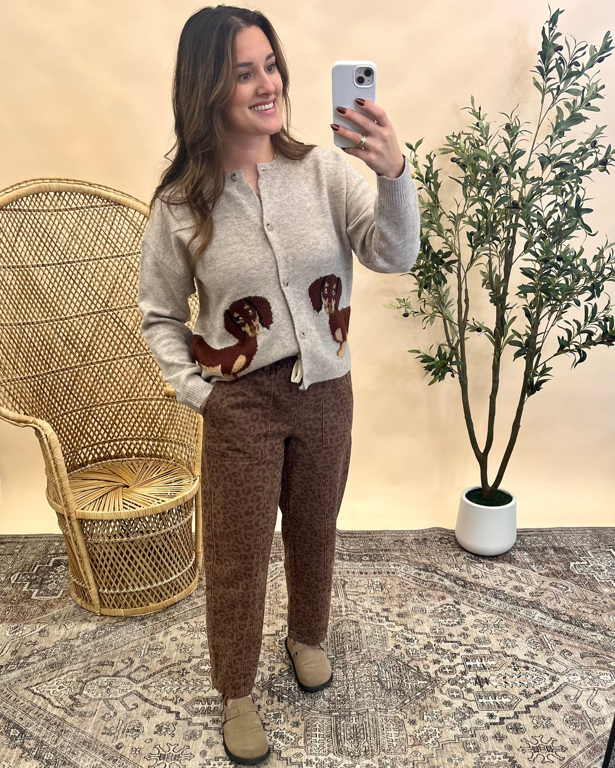 Frankie Cardigan - Taupe