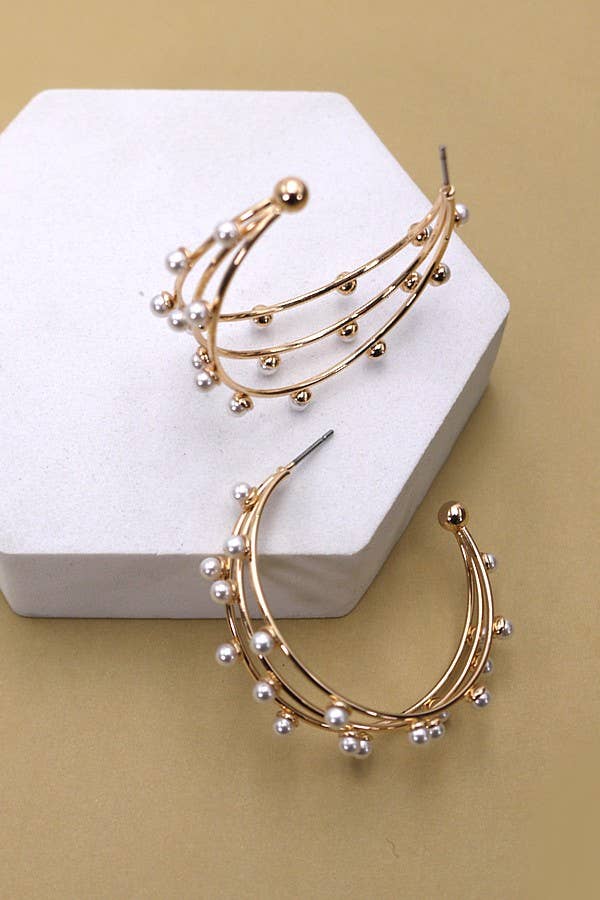 Triple Row Hoops