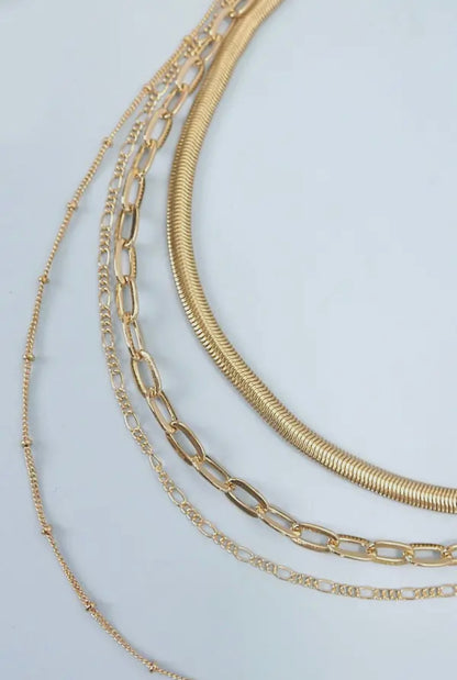 Link Herringbone Chain Necklace