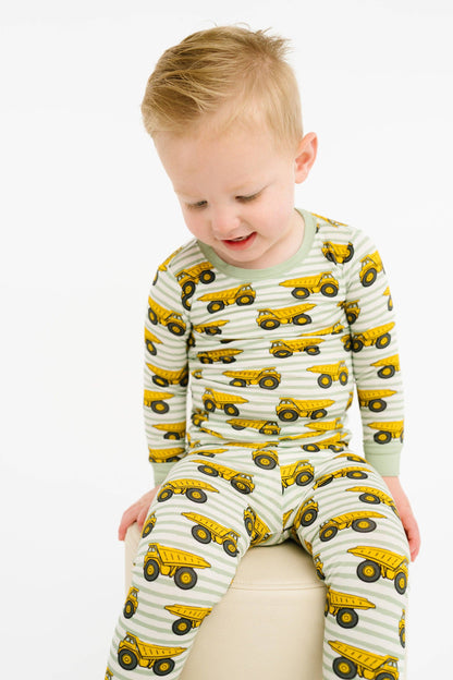 Dump Trucks Bamboo Set