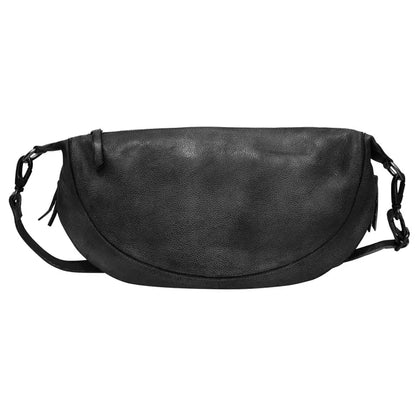 Callie Handcrafted Leather Sling Bag - Black
