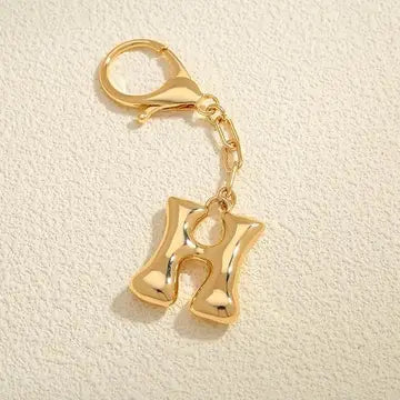 Bubble Letter Bag Charm