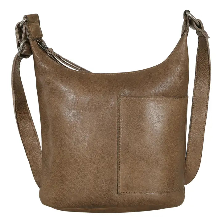 Kerry Handcrafted Crossbody Bag - Walnut