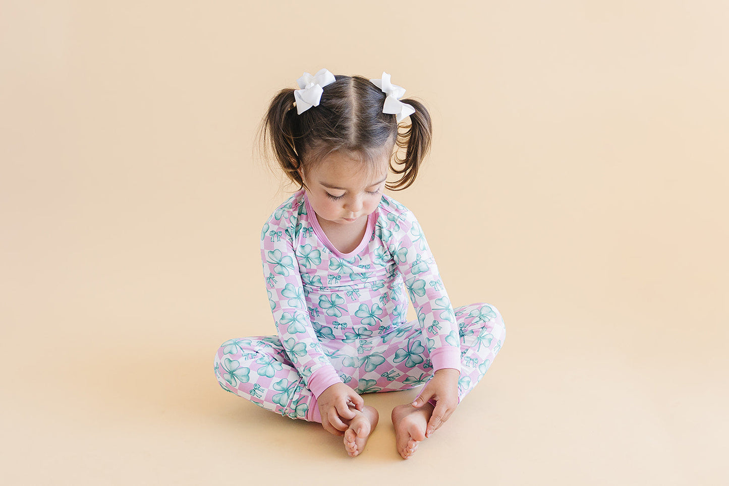 Bamboo Two Piece Set | Shamrock & Bows