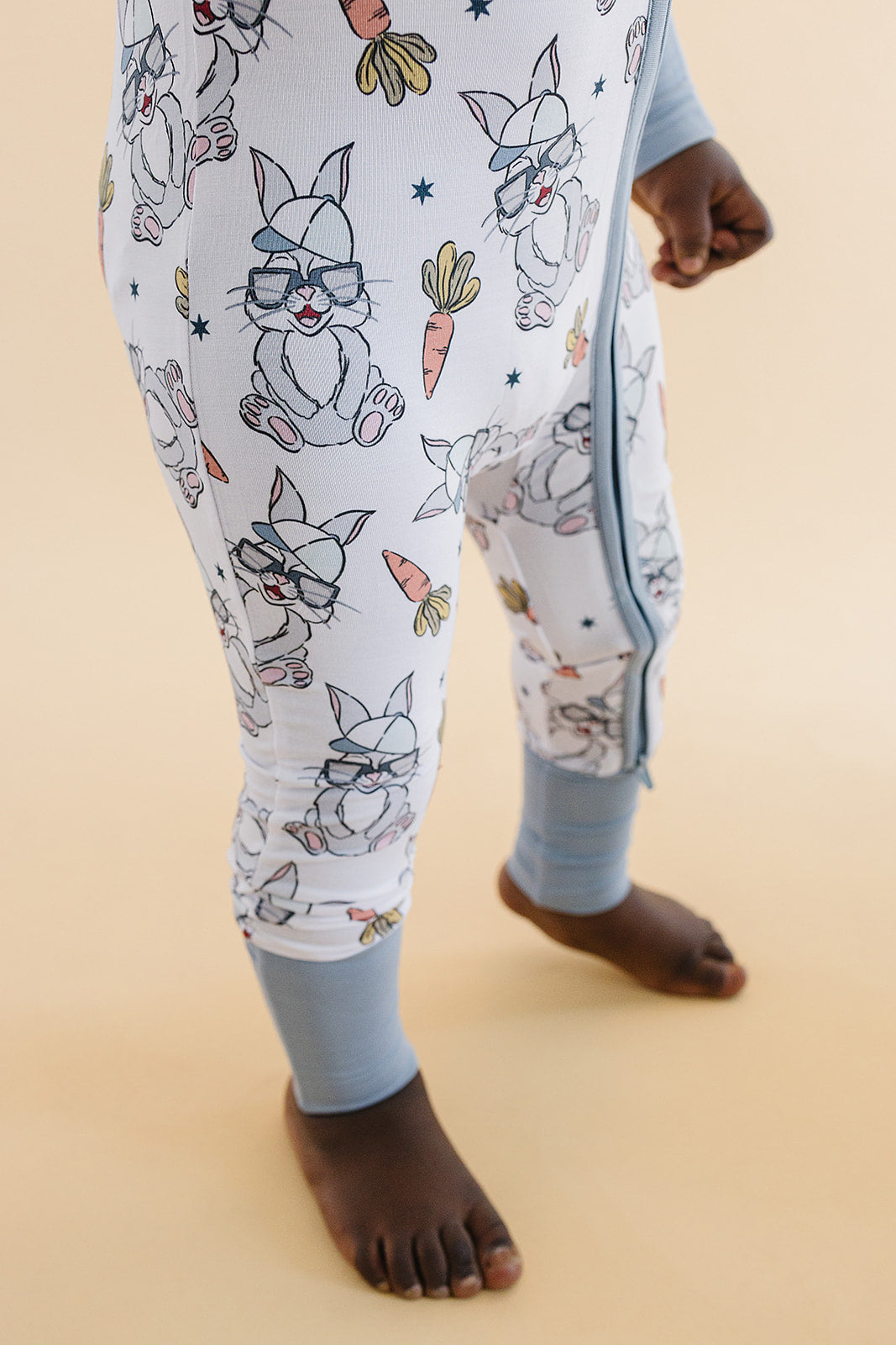 Bamboo Zip Romper | Rad Bunny