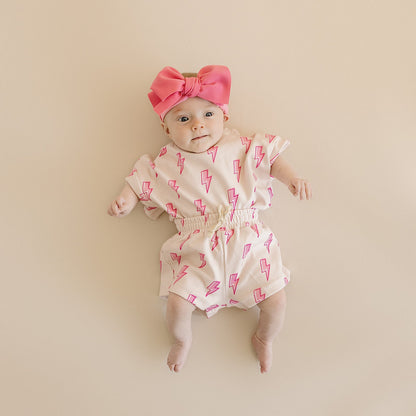Shorts Set | Pink Bolts