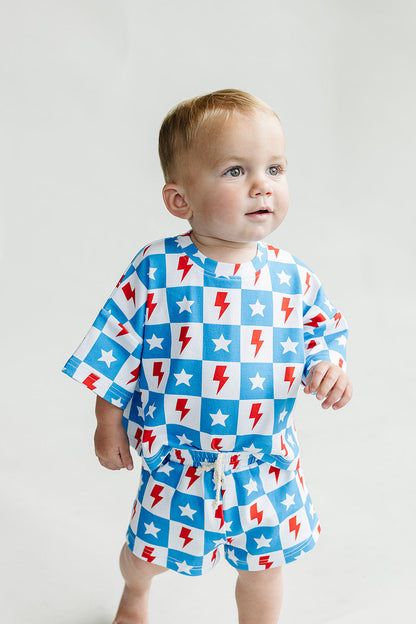 Shorts Set | Checks & Stars