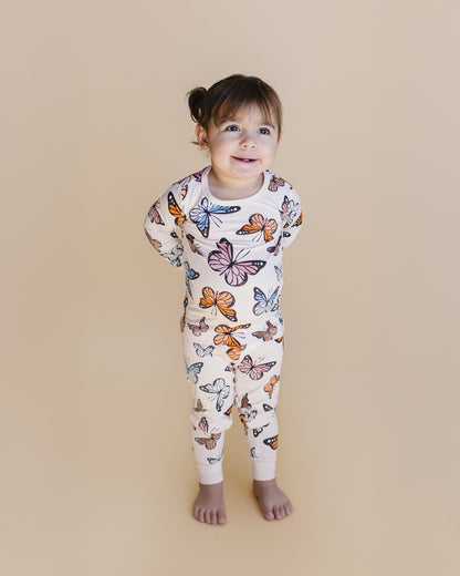 Bamboo Two Piece Set | Butterflies