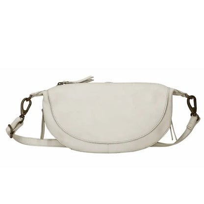 Crosby Handcrafted Leather Sling Bag - Oat