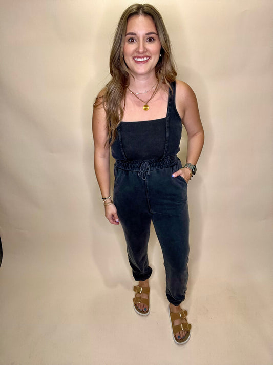 Chelley Jumpsuit - Ash Black