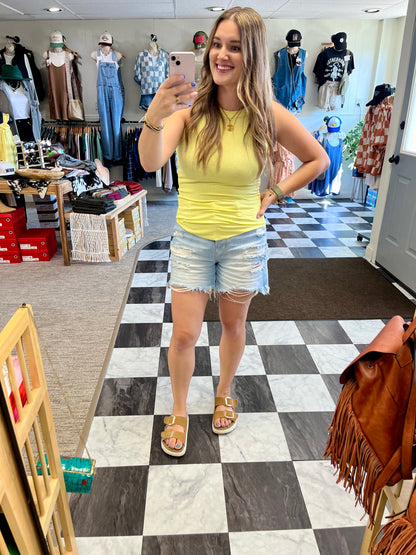 Lennon Basic Tank - Yellow