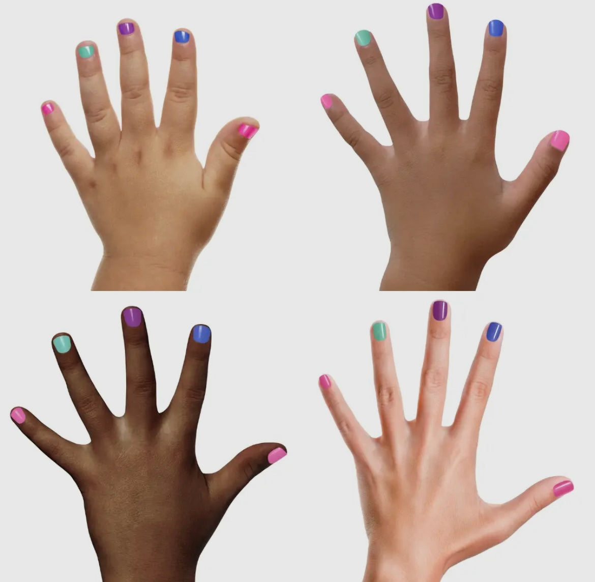 Scented Fruit Fairy Set Non-Toxic Kids Nail Polish