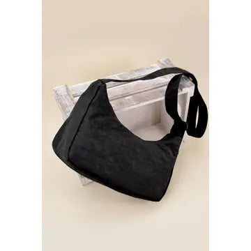 Mini Crossbody Shoulder Bag - Black