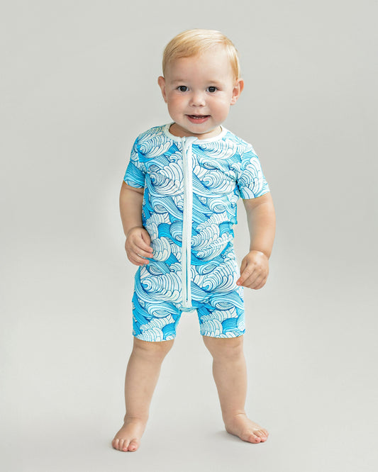 Bamboo Shorty Romper | Delmar