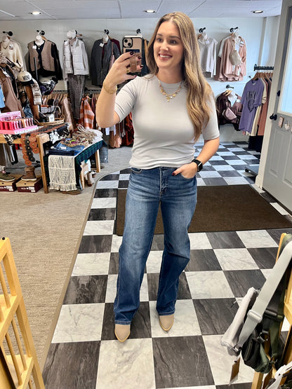 Lyla Short Sleeve - Baby Blue