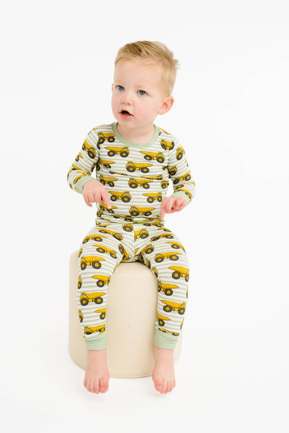 Dump Trucks Bamboo Set