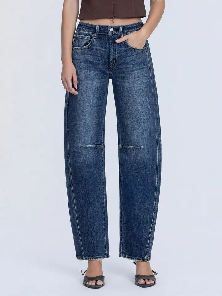 Tyra High Rise Jeans - Dark Wash