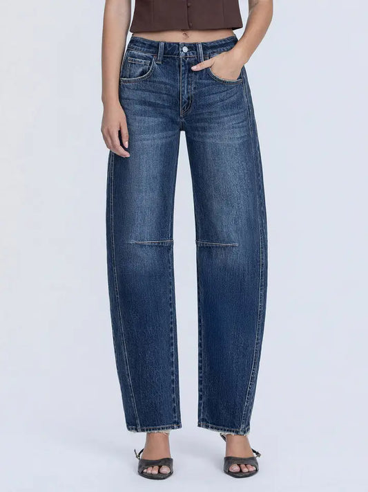 Tyra High Rise Jeans - Dark Wash