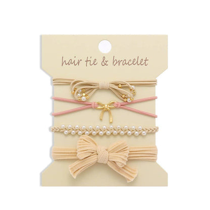 Bracelet Hair Ties - Ivory Set
