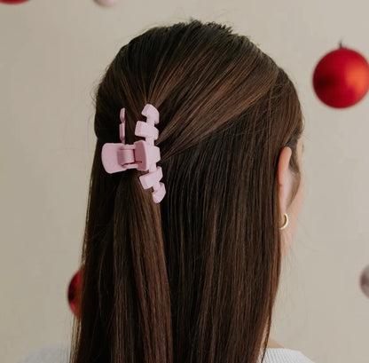 Classic Hair Clip | Small | Merry Pinkmas!