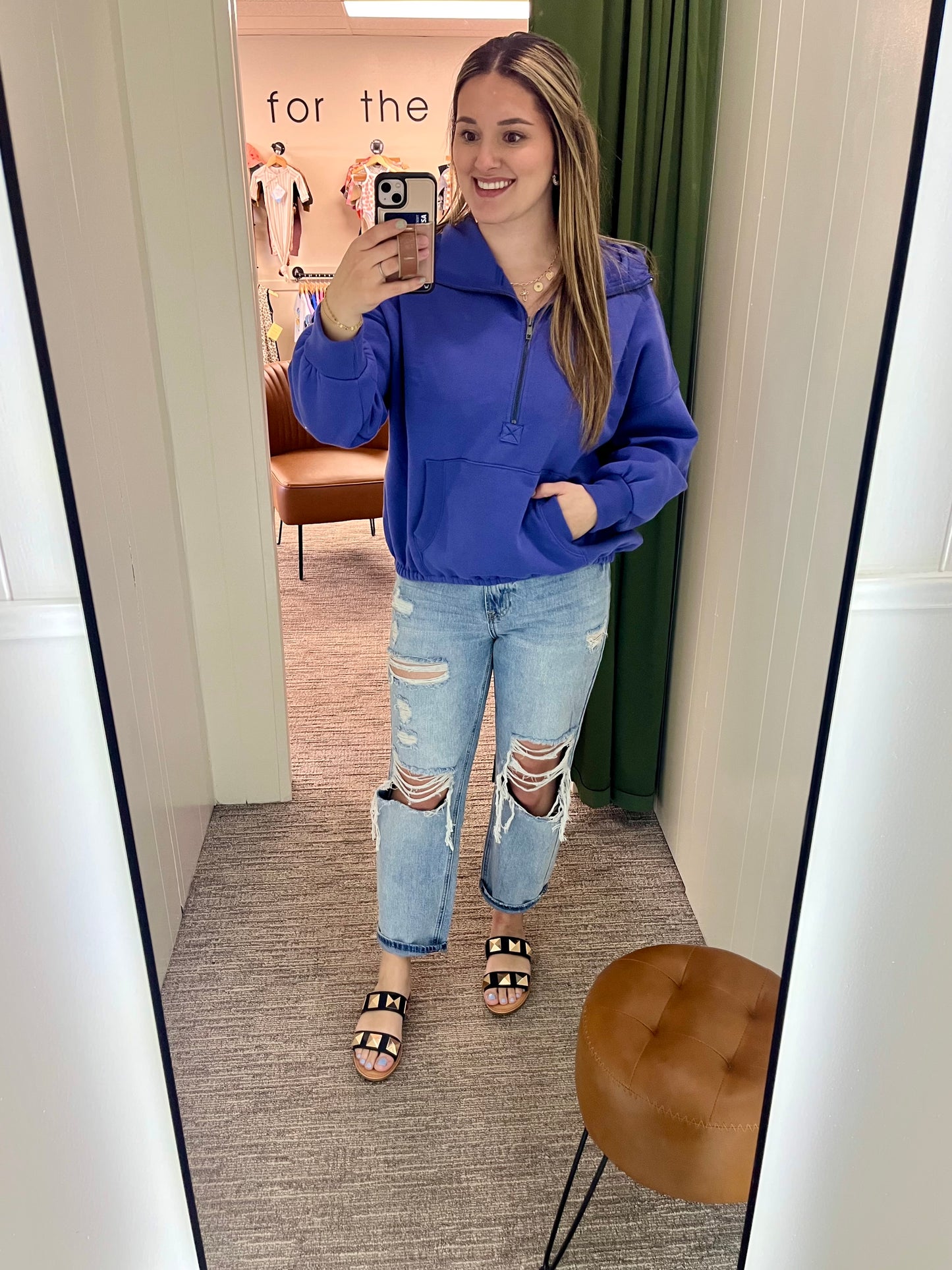 Marlie Hoodie - Marlin Blue