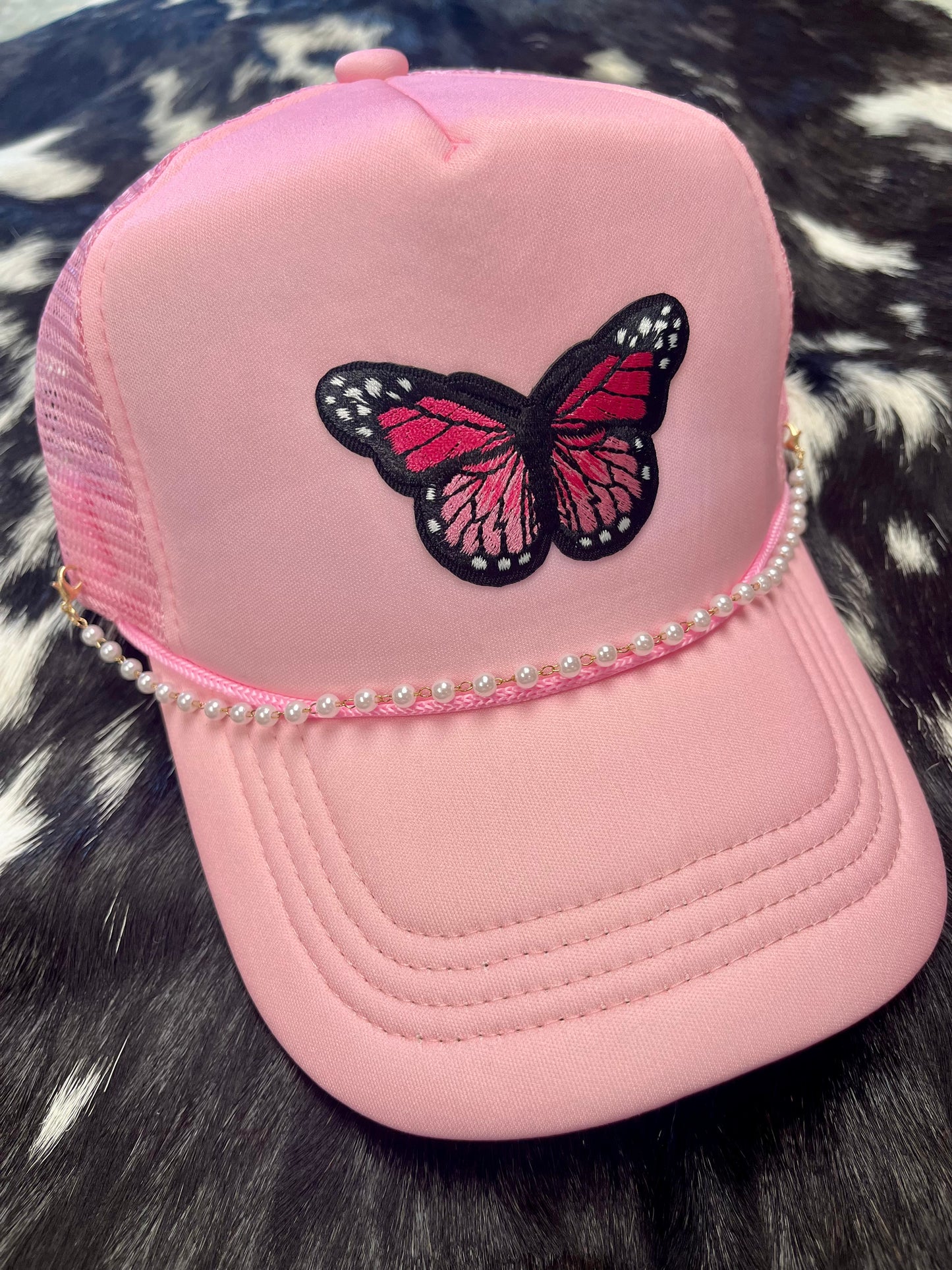 Butterfly Hat - Light Pink