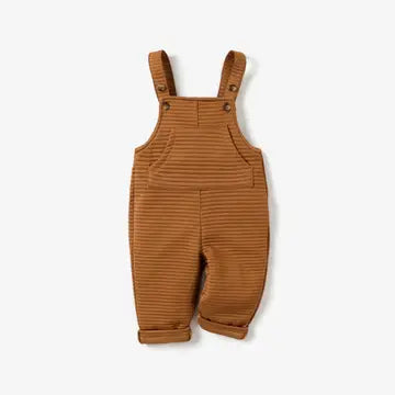 Ribbed Overalls - Brown